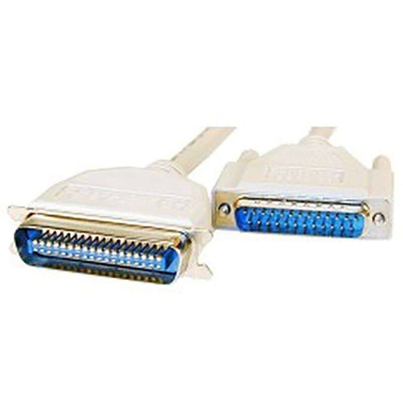 Image of Cablemarkt - Cavo Centronics con connettori DB25 maschio a CN36 maschio per stampanti e scanner 1,8 m