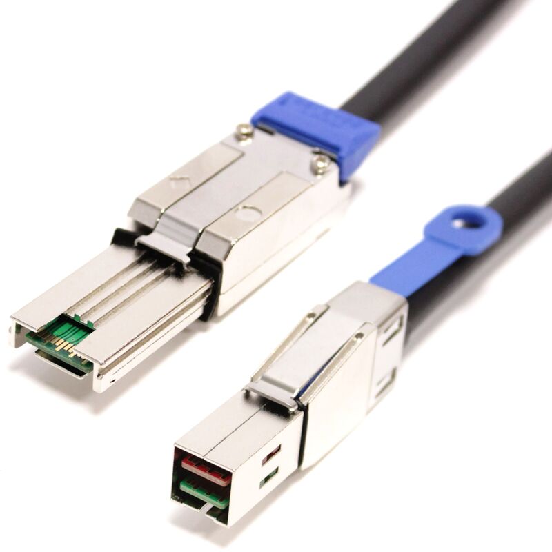 Image of Cablemarkt - Cavo con connettori MiniSAS-HD SFF-8644 / MiniSAS-HD SFF-8088 da 1 m