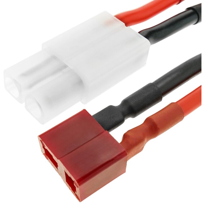 Image of Cavo con connettori T-Plug femmina a tamiya maschio per batterie 8 cm - Cablemarkt