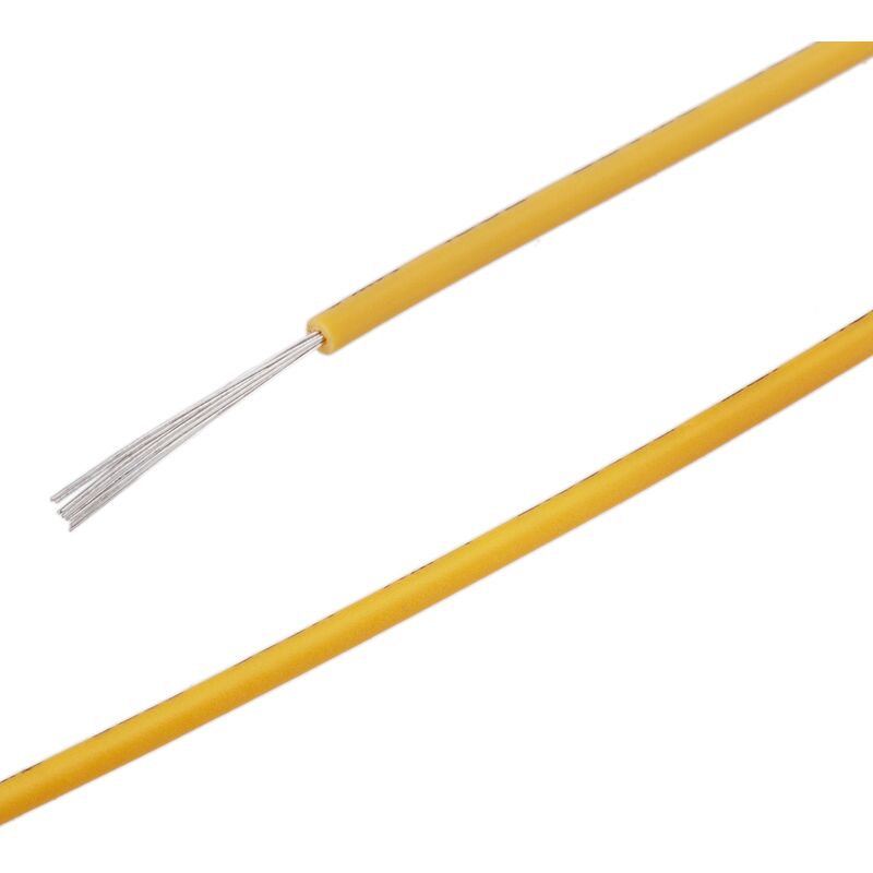 Image of Cavo di alimentazione giallo 18 awg 30 m per connettori molex - Cablemarkt