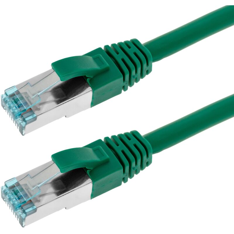 Image of Cablemarkt - Cavo Ethernet sftp verde RJ45 Categoria 7 di 1m