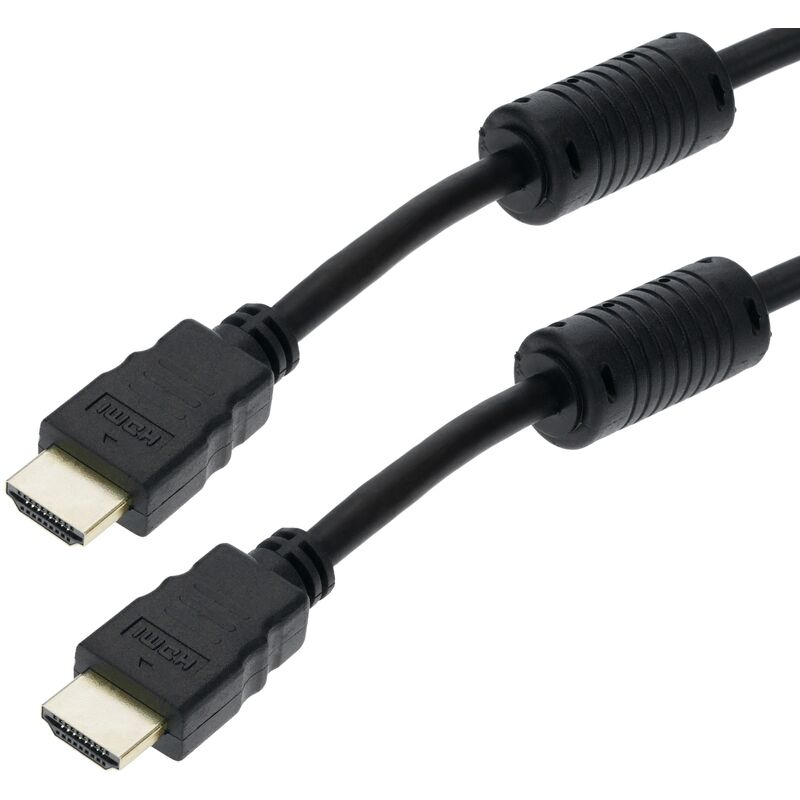 Image of CableMarkt - Cavo HDMI 2.0 1 m con connessioni HDMI-A maschio Ultra HD 4K colore nero