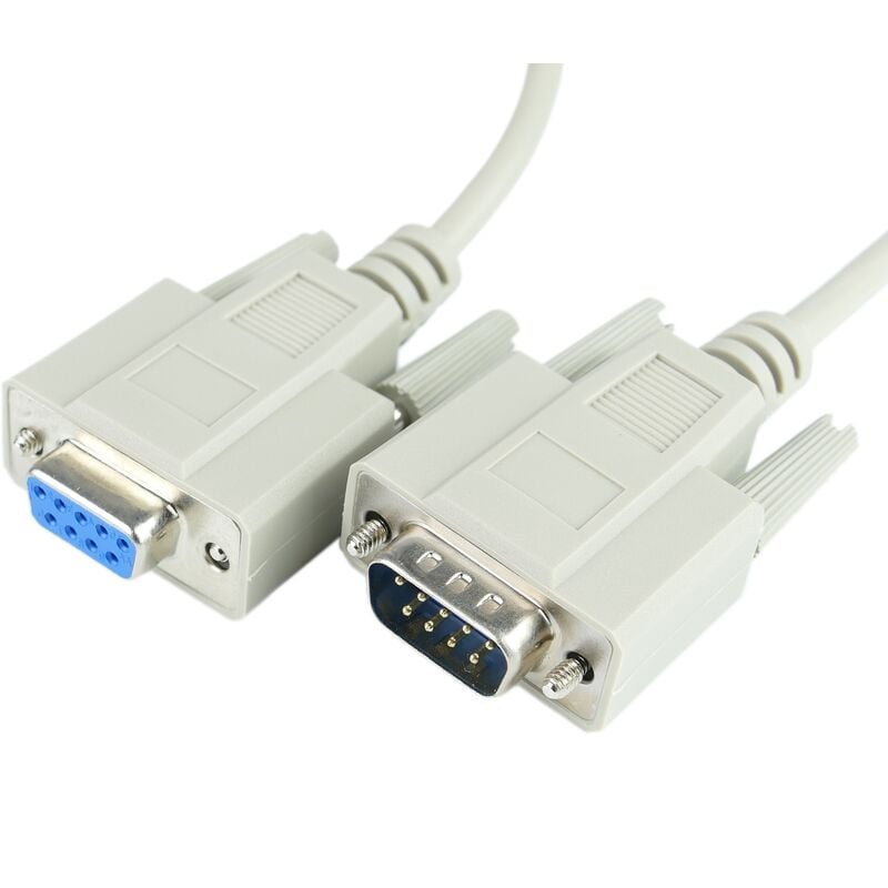 Image of Cablemarkt - Cavo per Connessioni Seriali con Connettore DB9 - m / f 15 m