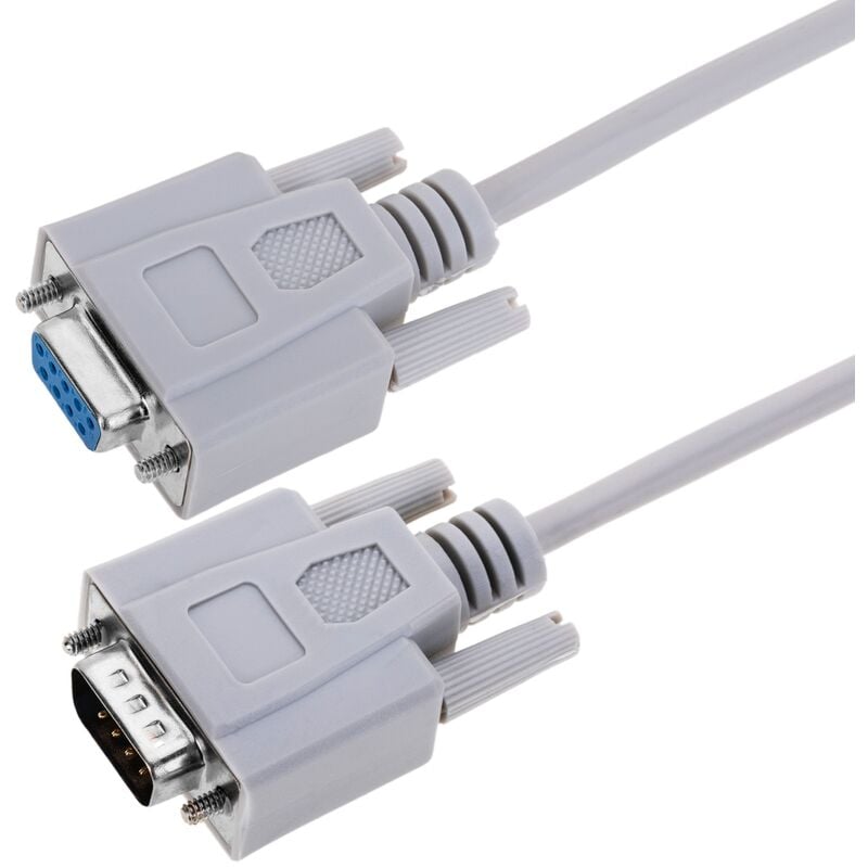Image of CableMarkt - Cavo per Connessioni Seriali con Connettore DB9 - M / F 1,8 m