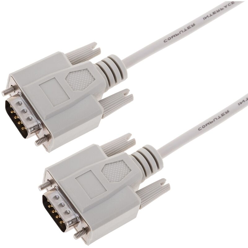 Image of Cablemarkt - Cavo per Connessioni Seriali con Connettore DB9 - m / m 15 m