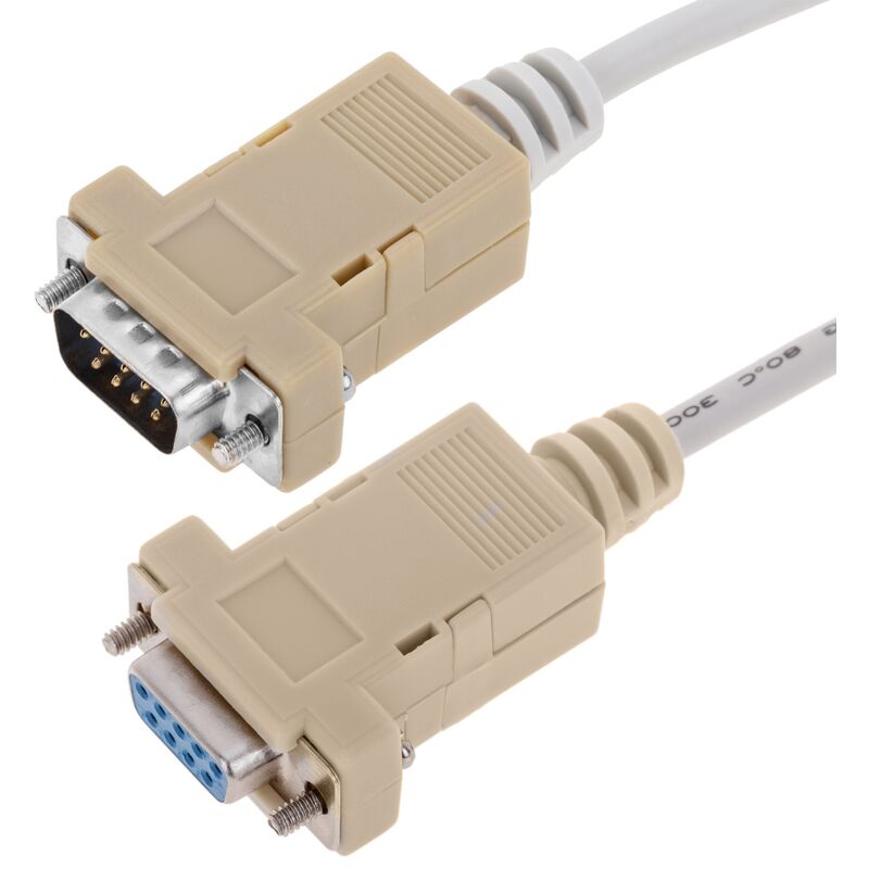 Image of Cablemarkt - Cavo Seriale Null-Modem con connettori DB9-M/F 5 m