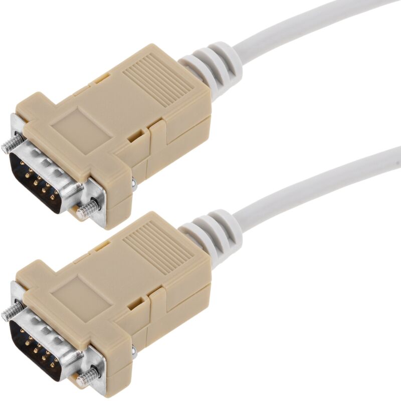 Image of Cablemarkt - Cavo Seriale Null-Modem con connettori DB9-M/M 15 m