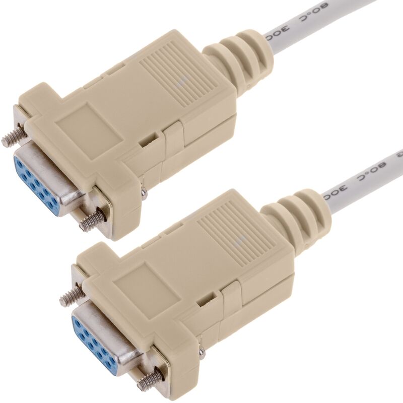 Image of Cablemarkt - Cavo Seriale Null-Modem pos con connettori DB9-F/F 15 m