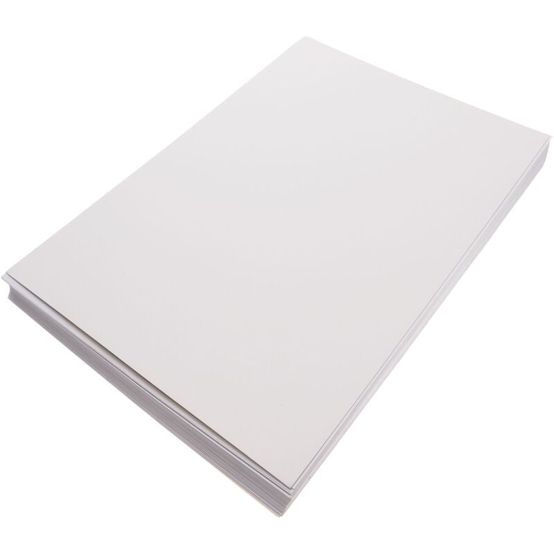 Image of Cablemarkt - Etichette adesive bianche A4 per stampante 139 x 99,1 mm Confezione da 400