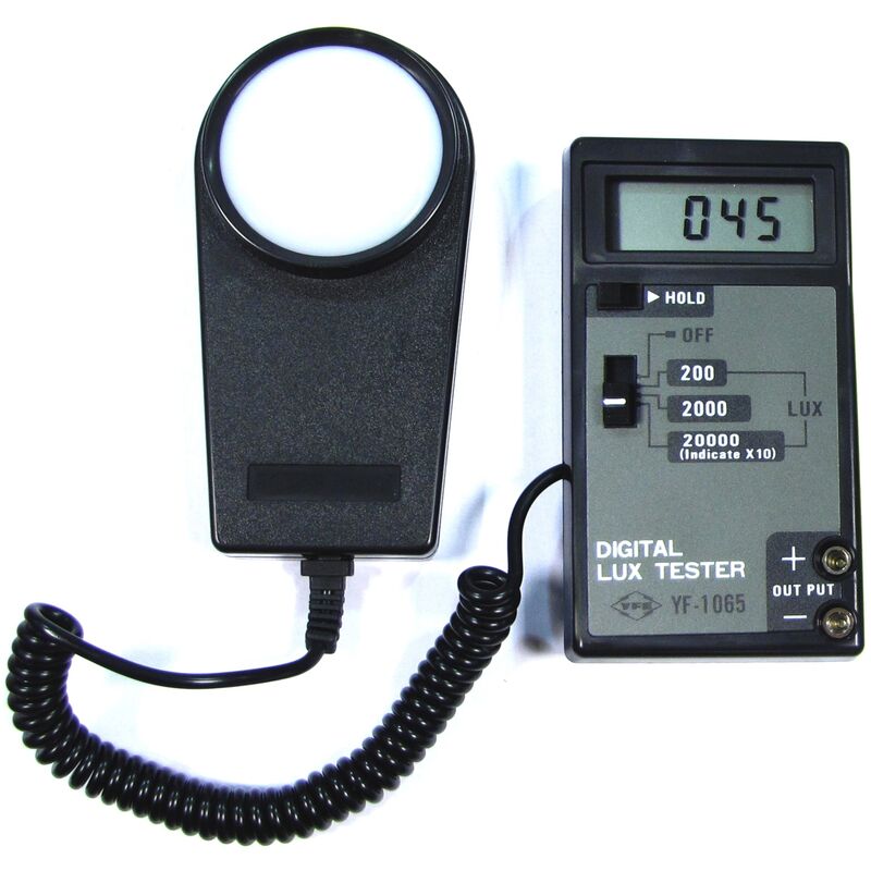 Image of CableMarkt - Luxmetro digitale portatile compatto professionale YF-1065