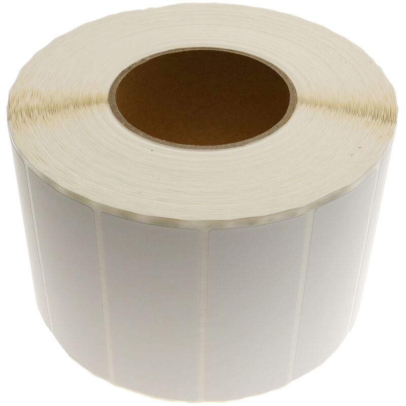 Image of Cablemarkt - Roll 3000 etichette adesive a trasferimento termico 101,6x38,1 mm confezione da 8