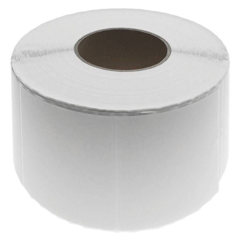 Image of Rotolo 1200 etichette adesive bianche per stampante termica diretta 101,6x101,6 mm - Cablemarkt