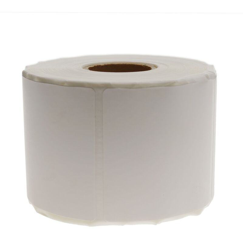 Rotolo 600 etichette adesive bianche per stampante...