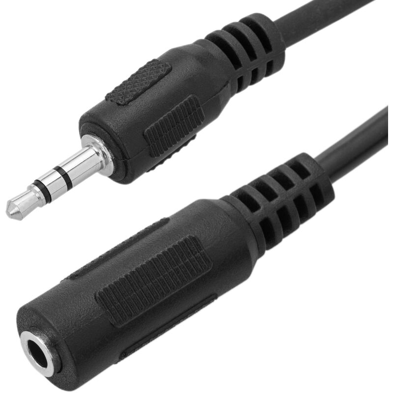 Image of CableMarkt - Stereo Minijack Audio 3.5 mm maschio femmina cavo 3m