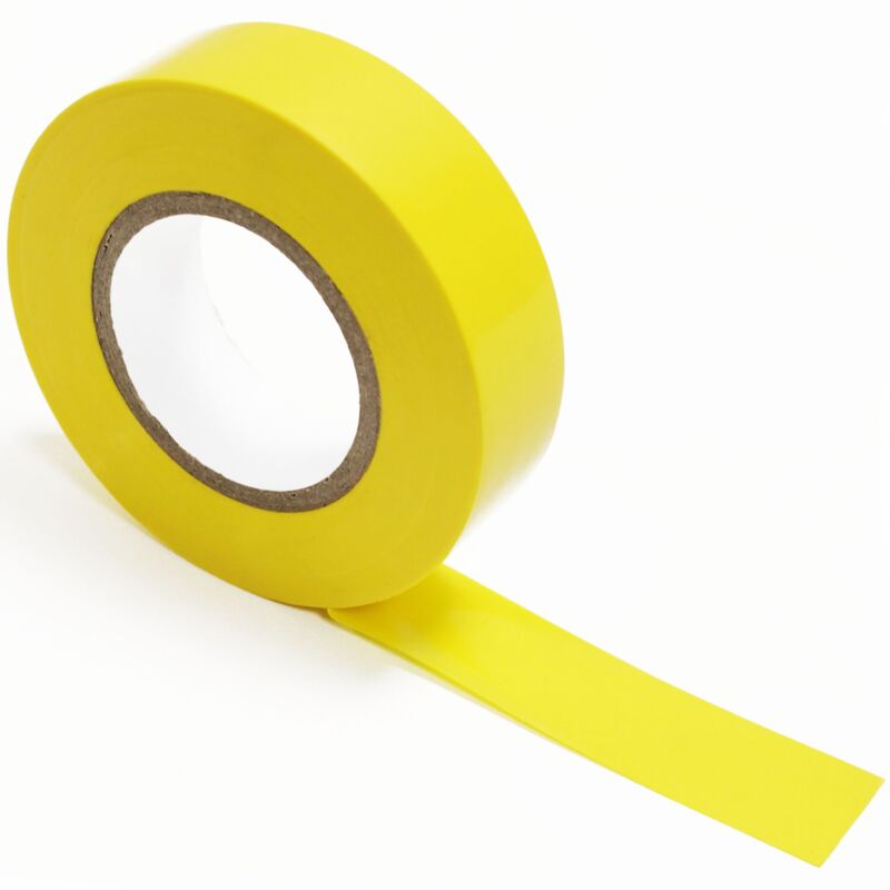 Image of Striscia isolante adesiva gialla 0,15x19mm lunga 20m - Cablemarkt