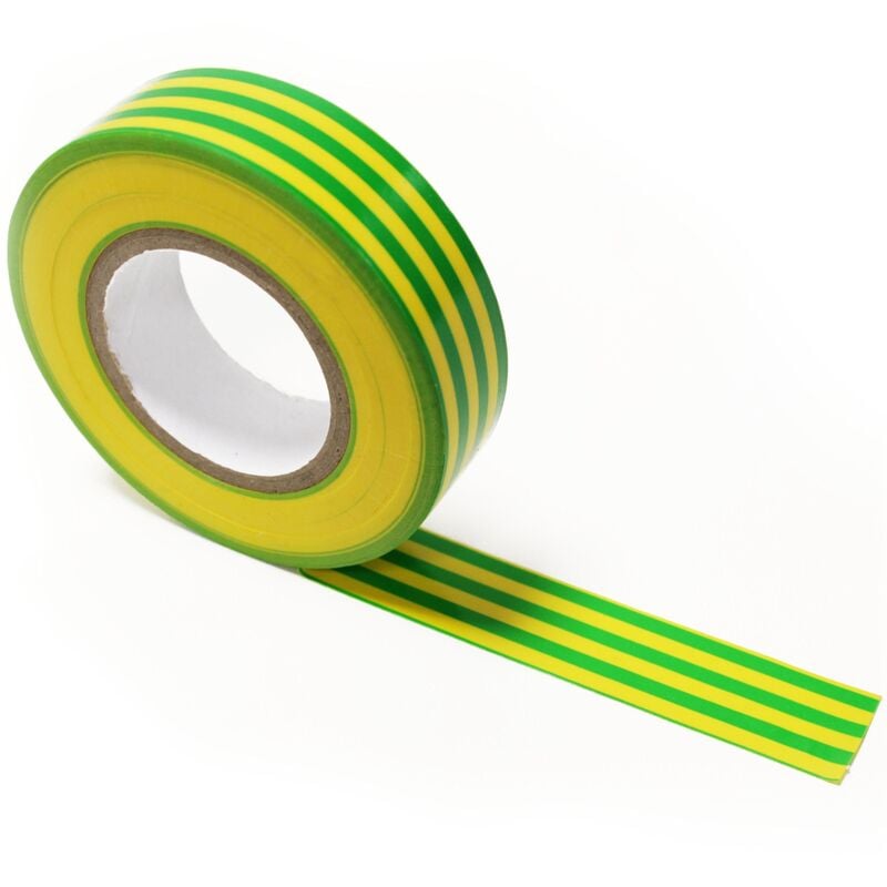 Image of Striscia isolante adesiva giallo-verde 0,15x19mm, lunghezza 20m - Cablemarkt