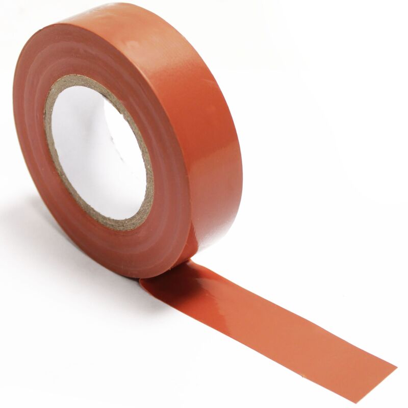 Image of Striscia isolante adesiva marrone 0,15x19mm da 20m - Cablemarkt