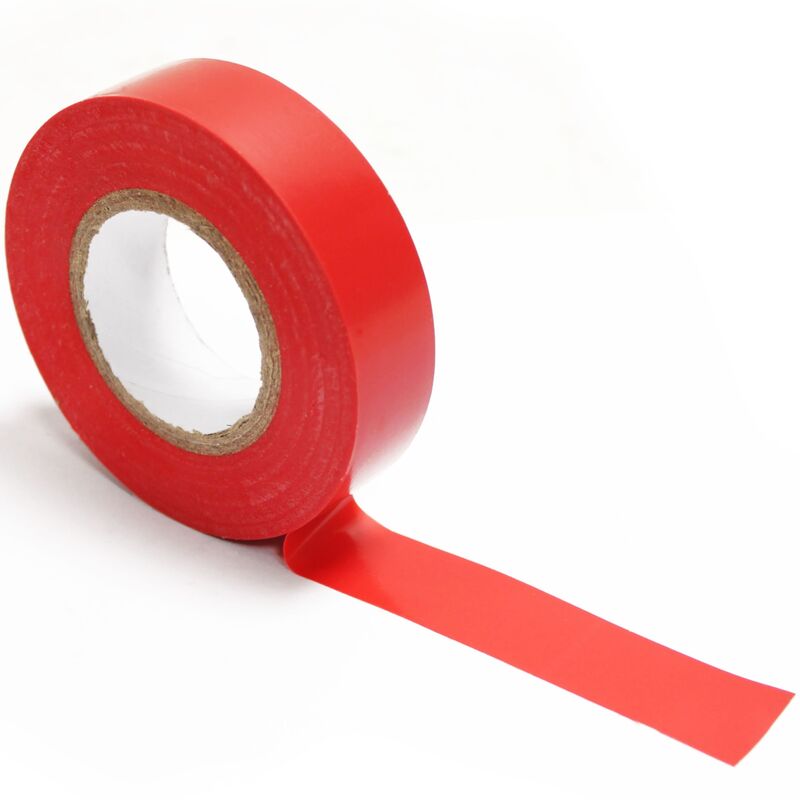 Image of Striscia isolante adesiva rossa 0,15x19mm lunga 20m - Cablemarkt