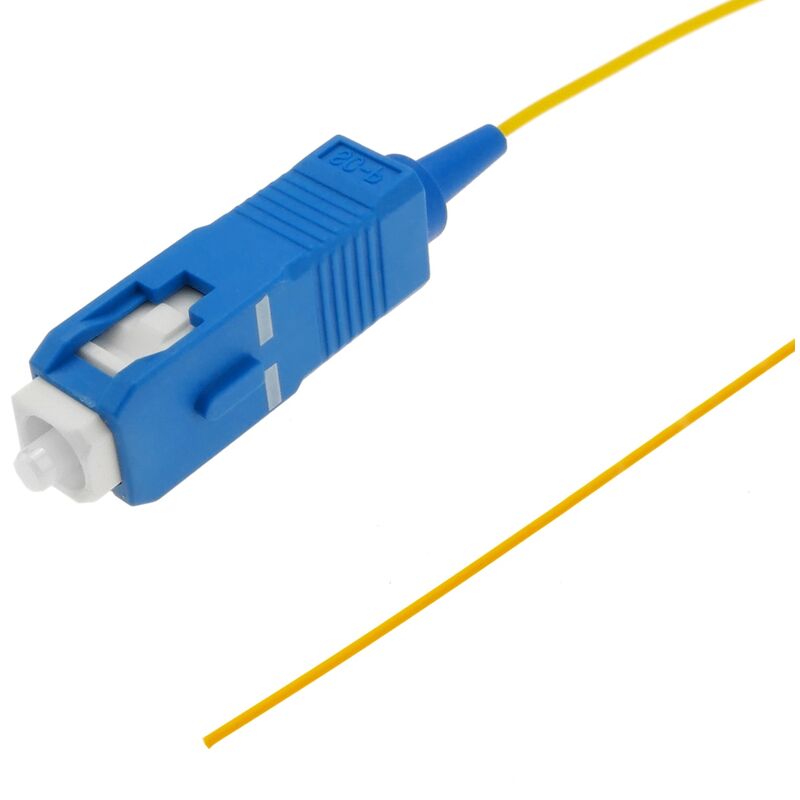 Image of Cablemarkt - Treccia in fibra ottica monomodale da sc a pc simplex 9/125 0,9 mm 1 m