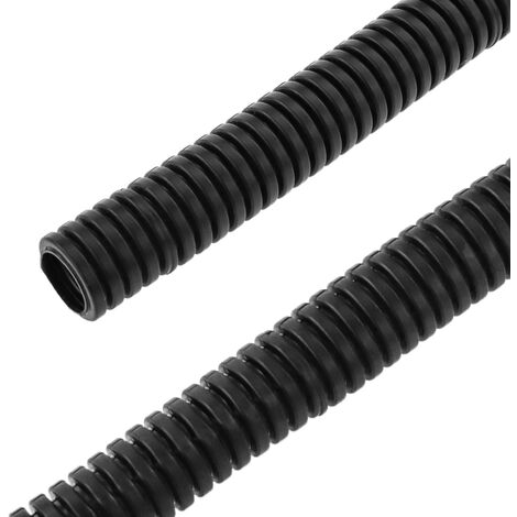 CableMarkt - Tubo PVC negro corrugado M-16 100 m