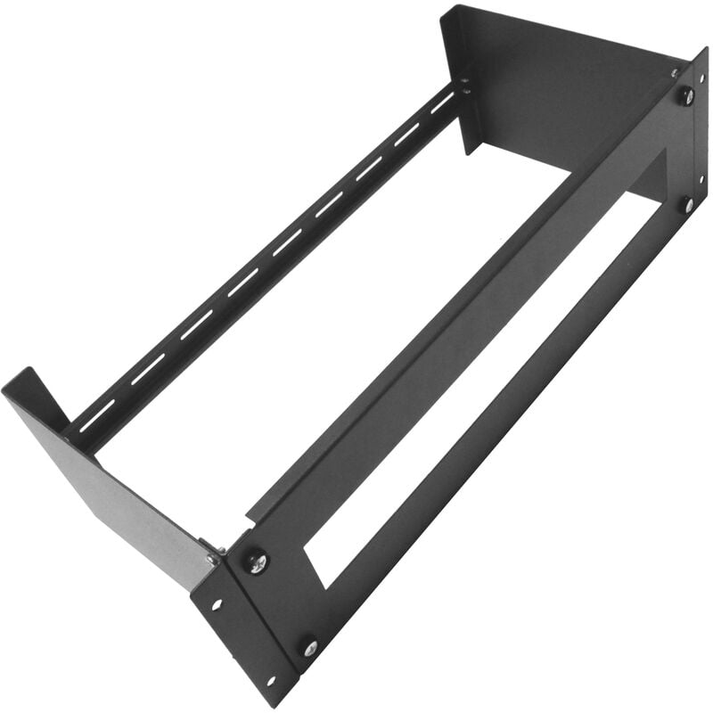 

Adaptador de carril DIN de 3U con orificio para armario rack 19 - Rackmatic