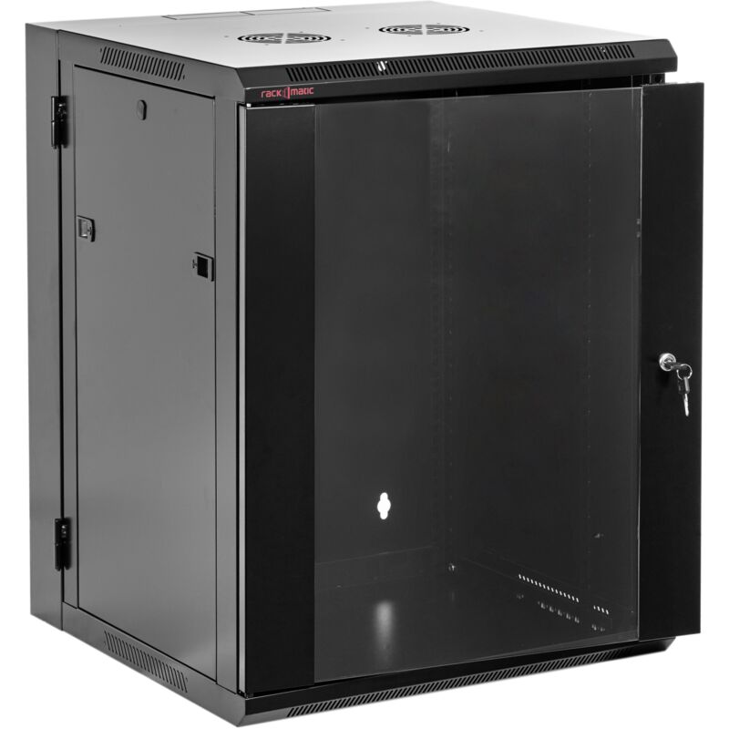 

RackMatic - Armario rack mural 19'' pivotante 15U 600x600x770mm pared SOHORack de RackMatic