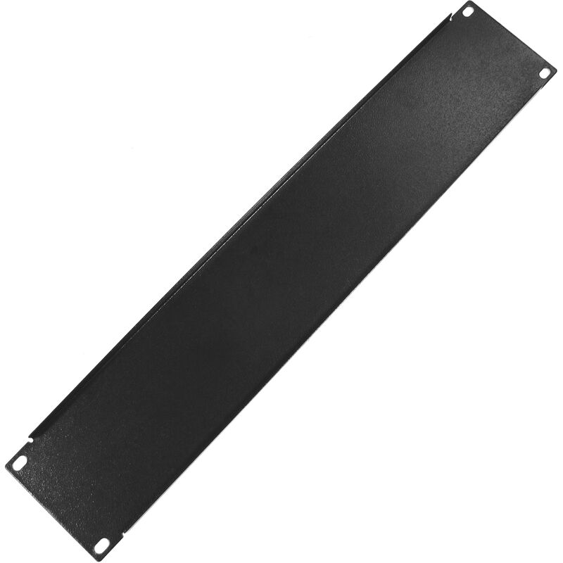 Blank Rack Panel Blanking Plain Solid 2U panel cover for 19' rackmount cabinet - Rackmatic