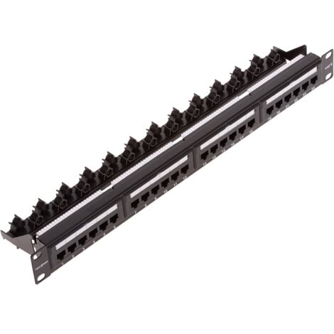 cablematic - Patch panel 24 x RJ45 UTP cat.6 1Gb Ethernet