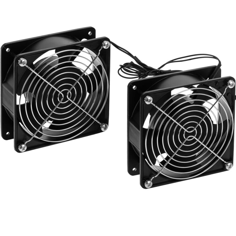 

Ventiladores de techo para armario rack 19' de 2 x 120mm 220VAC - Rackmatic