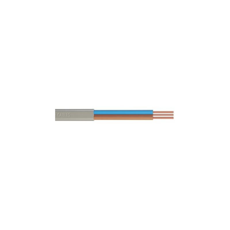 Rs Pro - Câbles d'alimentation 2x1,5 mm², 10m Gris ( Prix pour sachet de 10 Mètres )