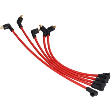 Cables d'allumage HT en Silicone rouge, 8mm, 5 pièces, fils de bougie d'allumage pour modèles MGB 1800cc