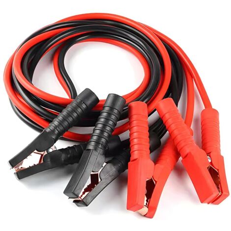 Cables de arranque de batería de coche, cable de puente de cobre para coche y motocicleta, instalación permanente con cables de puente de conexión rápida, para coche y camión