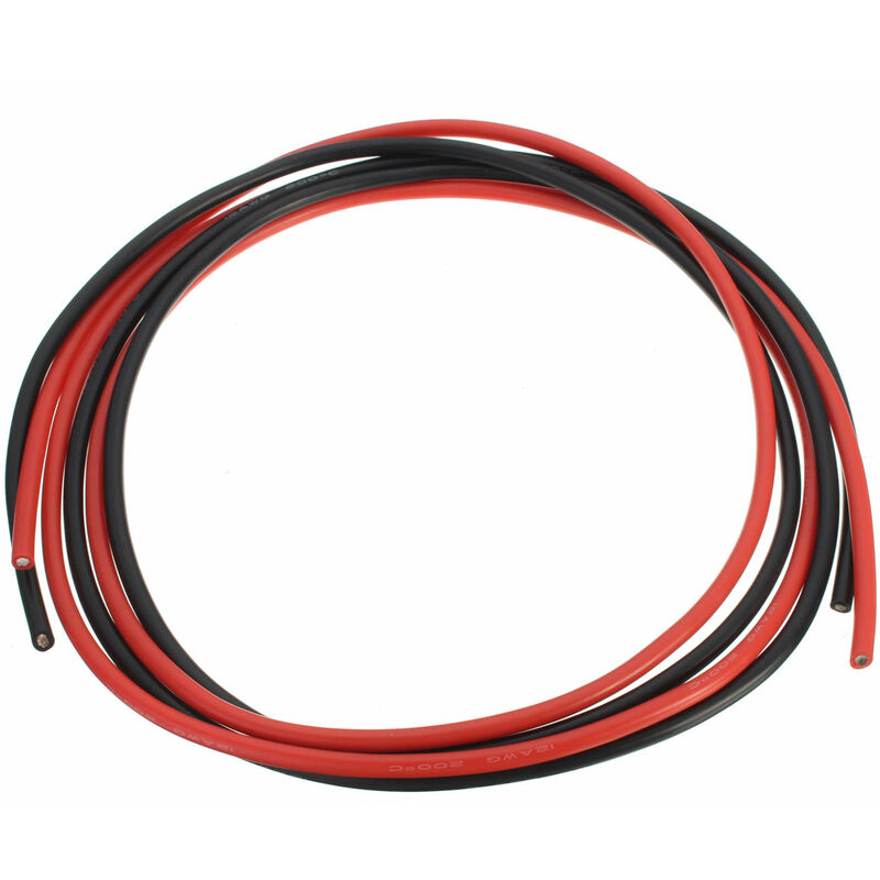 

Cables de cobre flexibles trenzados de alambre de silicona de 12AWG 3 metros para circuito RC