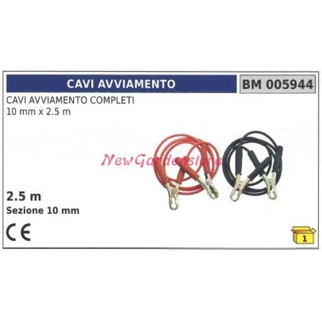 Câbles de démarrage complets 10mm x 2.5m 005944
