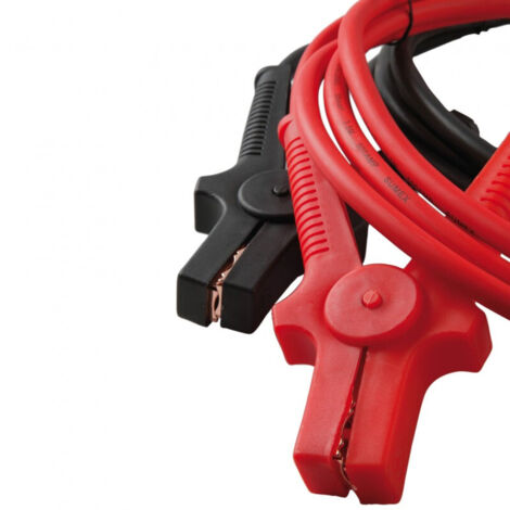 Câble De Masse Batterie 16mm² – Gaine Plastique, Longueur 58cm, 2 Pièces Marron Et Rouge