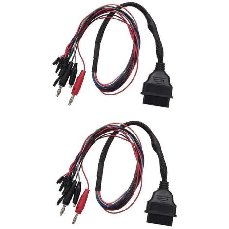 câbles de dérivation Tricore pour la programmation ECU MPPS V18 (version V18.12.3.8) avec connecteurs multiples OBD 16 broches.