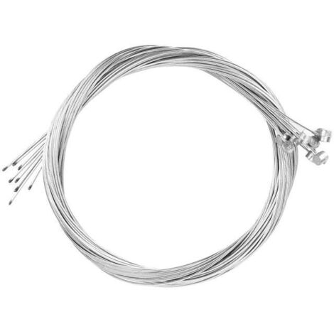 Câbles de frein de vélo - SHIPENOPHY - 10 pcs - Matériau en acier de qualité - Extrémité en zinc