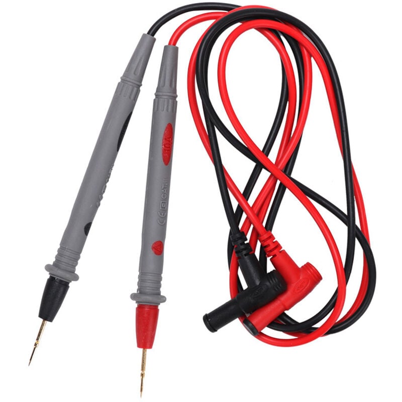 Jalleria - Cables de prueba universales para multímetro digital PT1005 de 1000 v y 10 a, con punta de aguja y punta de aguja.