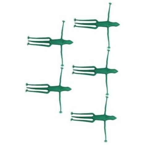 Cables decorativos para plantas KZQ (5 unidades), clips para atar plantas, bridas reutilizables, alambre para atar plantas de jardín, para mascotas y animales.