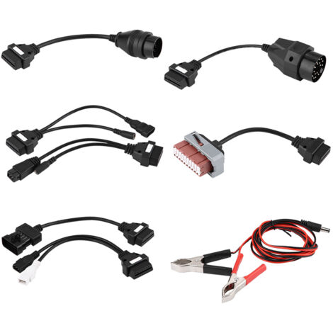 Câbles Diagnostic Auto - 8 Adaptateurs Interface OBD2 pour DS150e Delphi
