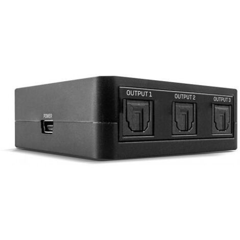 Câbles et adaptateurs audio vidéo LINDY 3 Port Optical Audio Splitter