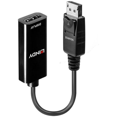Câbles et adaptateurs audio vidéo LINDY Adaptateur DisplayPort vers HDMI 4K passif