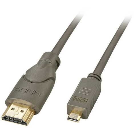 Câbles et adaptateurs audio vidéo LINDY HDMI to Micro HDMI Cable 2m Coonector type A to type D