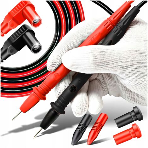 CABLES PARA MULT脥METRO DE CORRIENTE CABLES DE MEDICI脫N 10A DE LARGO + ENCHUFES