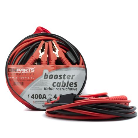 Cables puente de 400 A - 4,5 m con bolsa de transporte