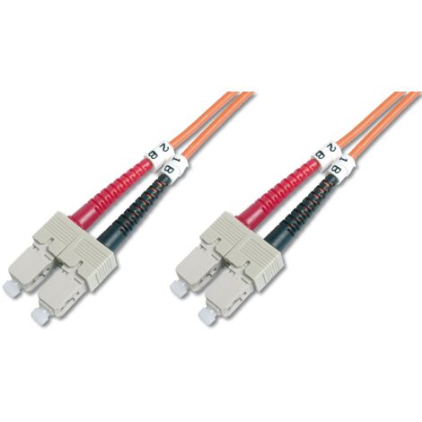 Câbles réseau et DAC DIGITUS FO patch cord duplex LC to LC MM OM4 50/125u 7 m 7 m de longueur