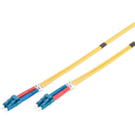 Câbles réseau et DAC DIGITUS FO patch cord duplex LC to LC SM OS2 09/125u 2 m 2m de longueur