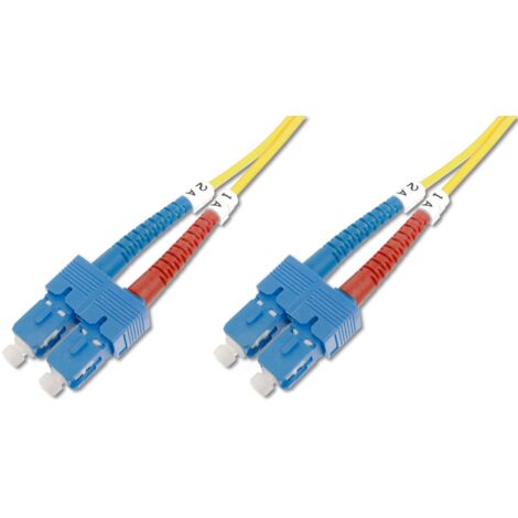 Câbles réseau et DAC DIGITUS FO patch cord duplex SC to SC SM OS2 09/125u 10 m 10m de longueur