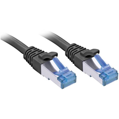 Câbles réseau et DAC LINDY 0.3m Cat.6A S/FTP TPE Black TPE Patch Cable