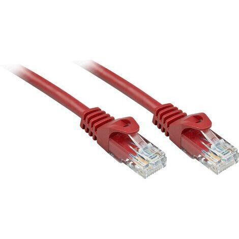 Câbles réseau et DAC LINDY Basic Cat.6 U/UTP Cable Red 0.3m
